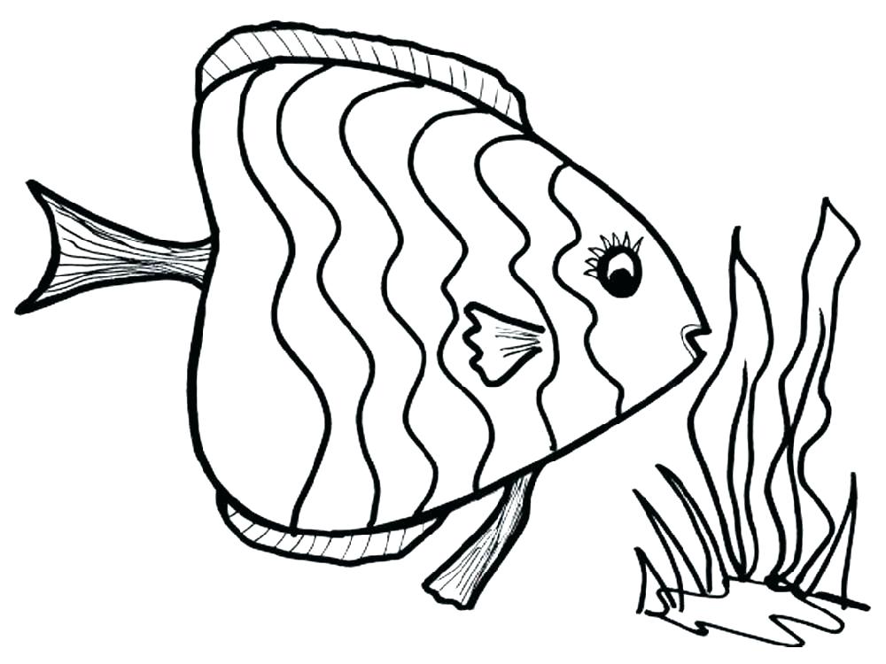 Sea Fish Coloring Pages at Free