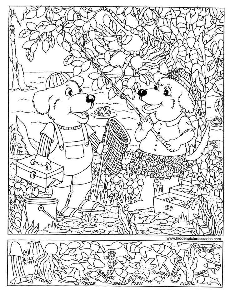 Seek And Find Coloring Pages at Free printable