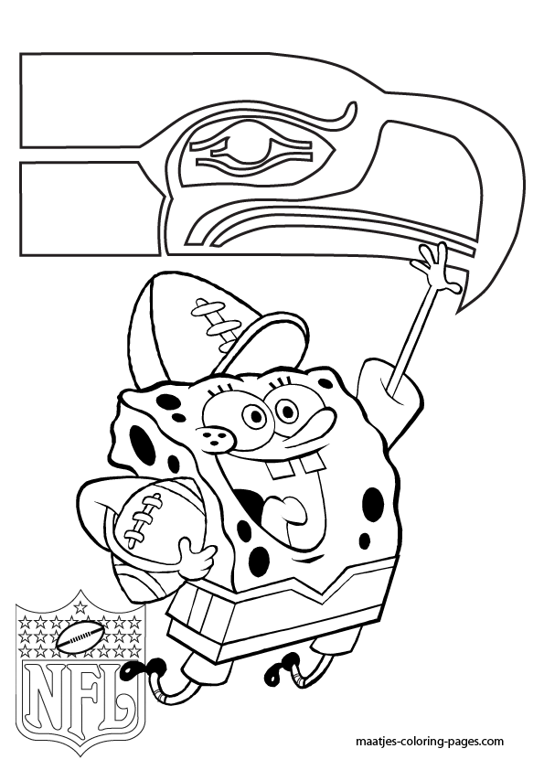 Seattle Seahawks Coloring Pages at GetColoringscom Free