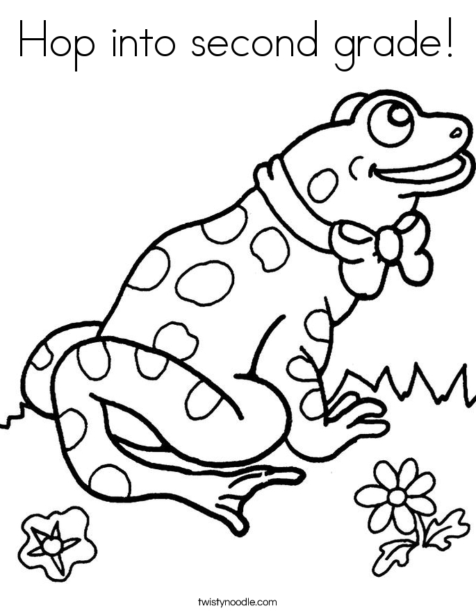Second Grade Coloring Pages