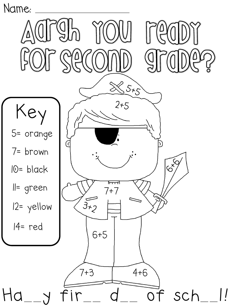 Second Grade Coloring Pages At GetColorings Free Printable 