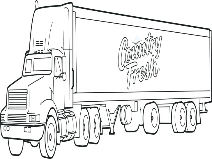 Semi Truck Coloring Pages at GetColorings.com | Free printable