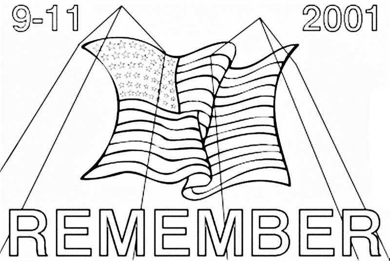 September 11 Coloring Page at Free printable