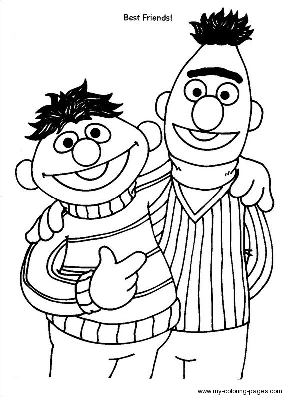 Sesame Street Characters Coloring Pages at GetColorings ...
