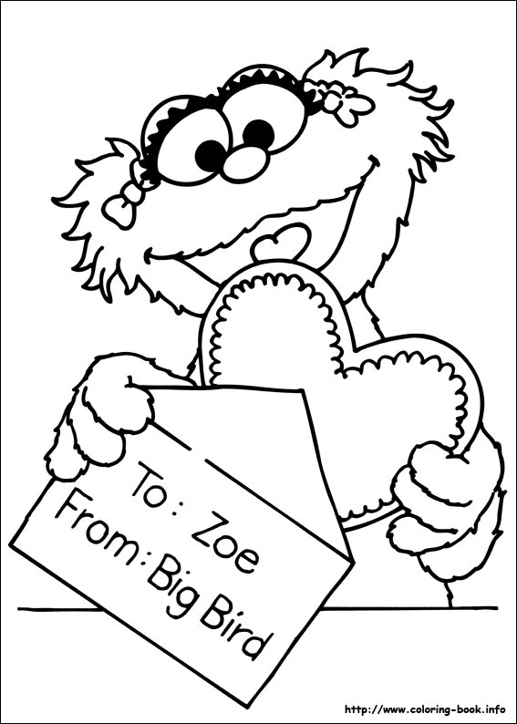 Sesame Street Characters Coloring Pages at Free