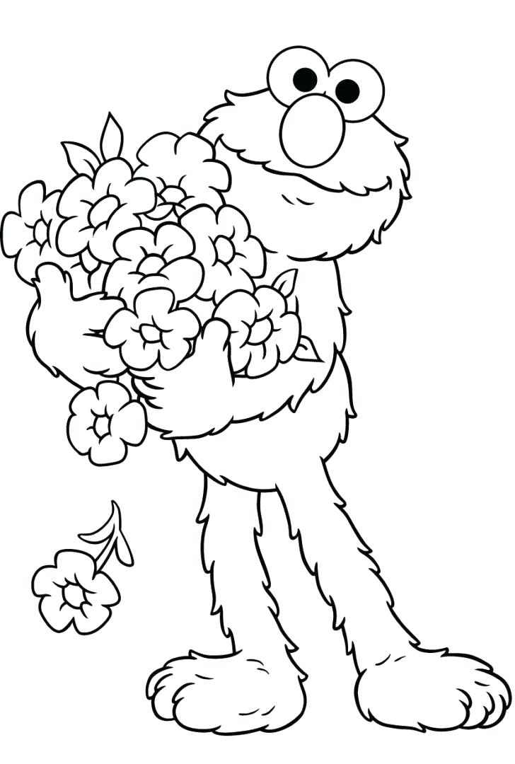 Sesame Street Christmas Coloring Pages At Getcolorings.com 