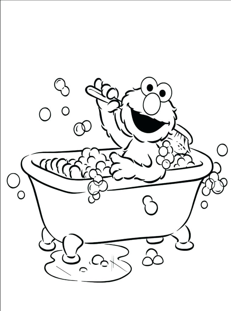 760x1024 Sesame Street Printable Coloring Pages Free