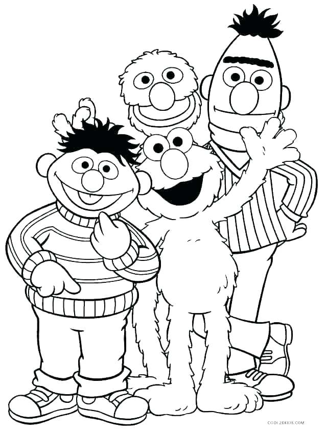 Sesame Street Coloring Pages Free at GetColorings.com ...