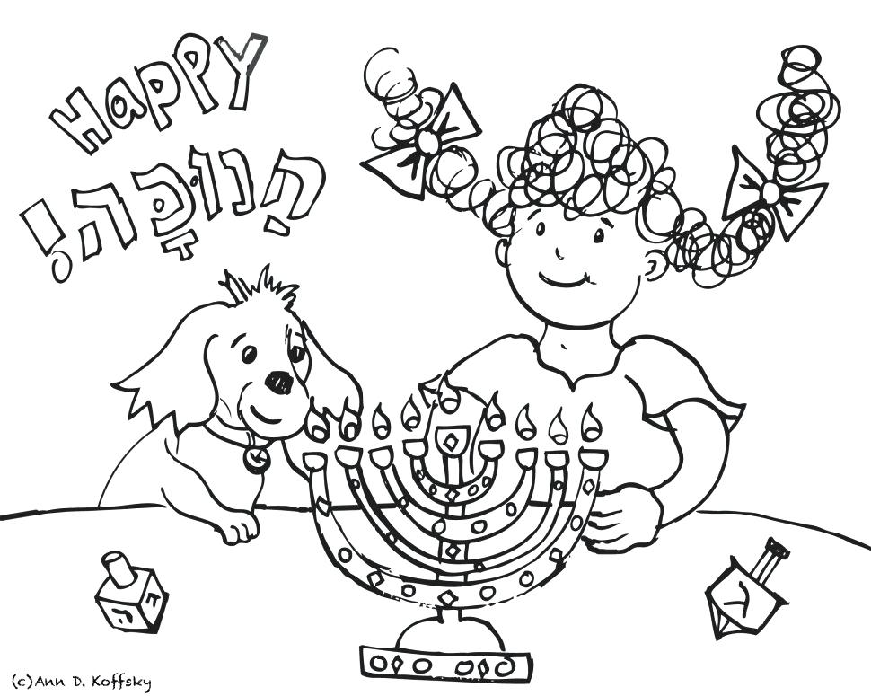 coloring hanukkah shabbos happy kugel kayla printable getcolorings khan shabbat below wish know very