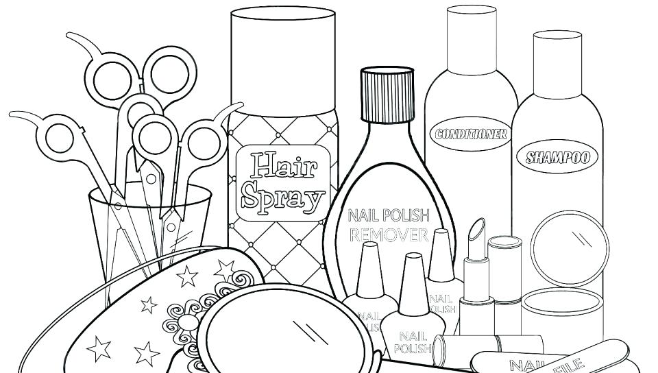 Coloring Pages of Nail Salon - Free Printable Coloring Pages - wide 2