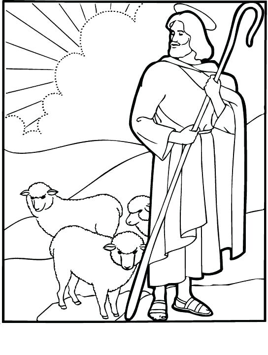 Shepherds Visit Baby Jesus Coloring Pages At Free