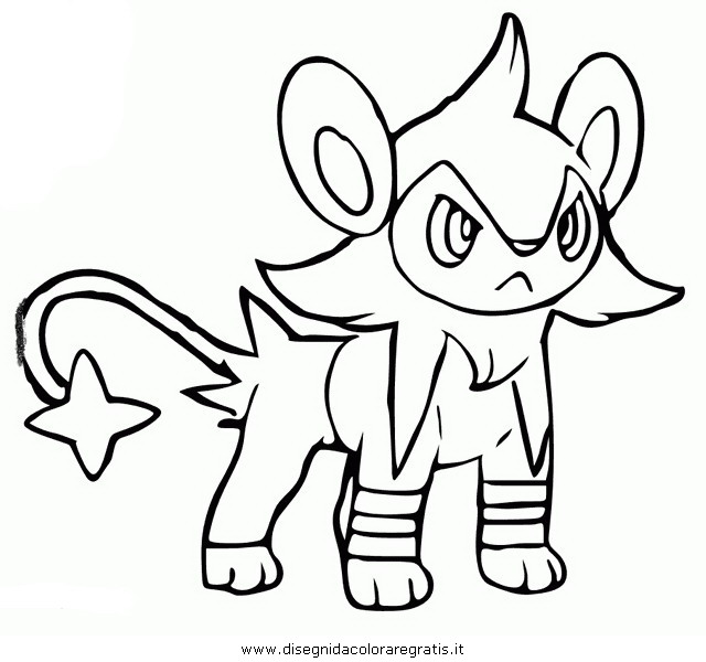 Shinx Coloring Pages at GetColorings.com | Free printable colorings