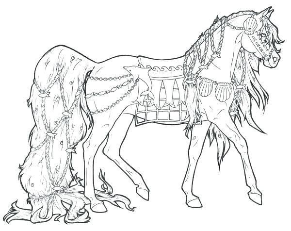 600x476 Horse Coloring Page Pages To Print Horses Printable