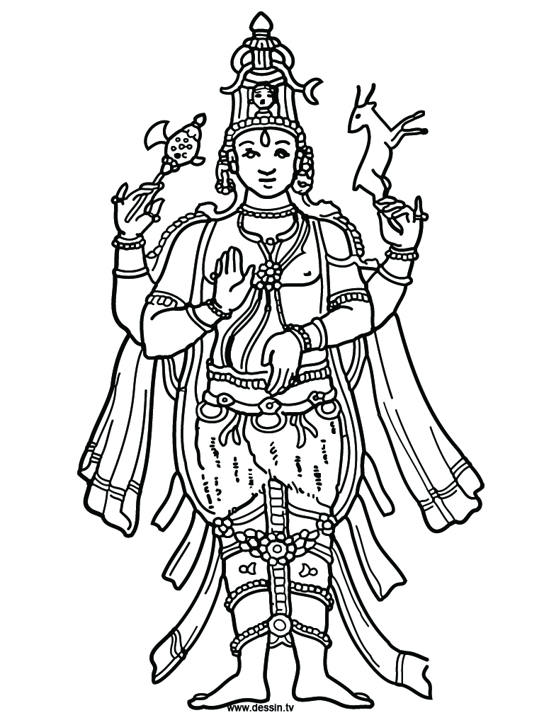 Shiva Coloring Pages at GetColorings.com | Free printable colorings