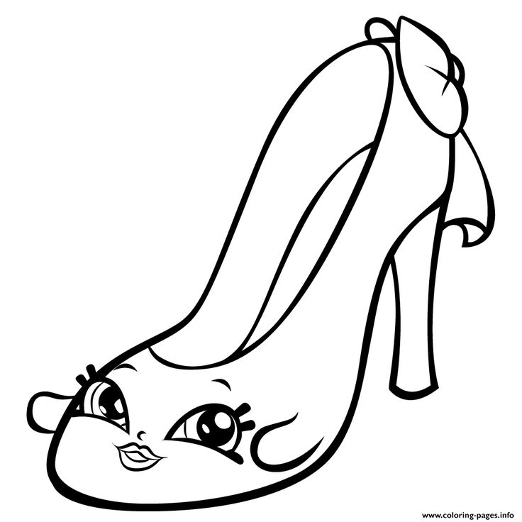 Shoe Coloring Pages For Kids at Free printable