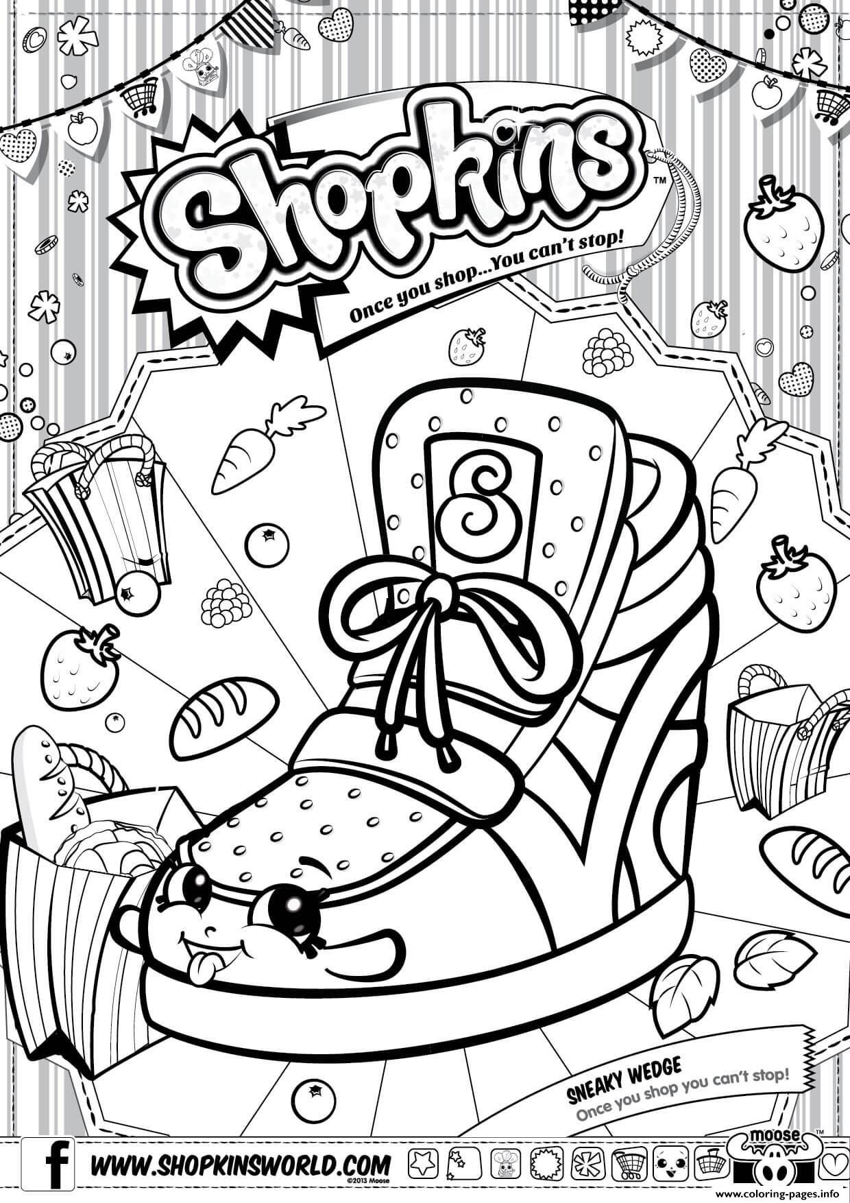 1240x1754 Shopkins Coloring Pages Donut Free