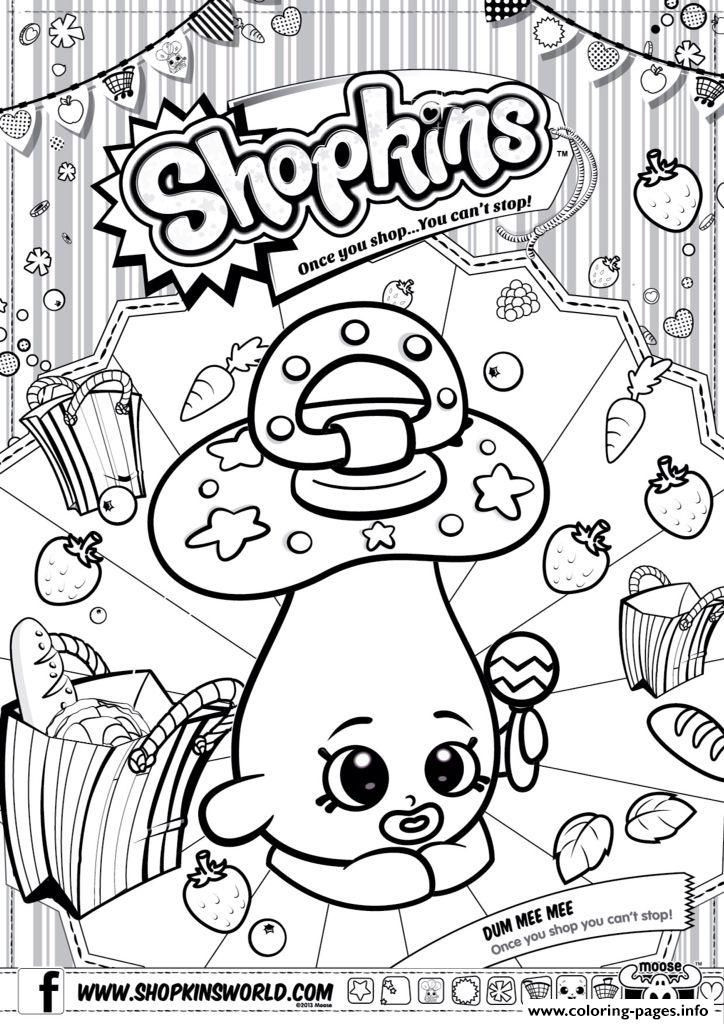 Shopkins Characters Coloring Pages at Free printable