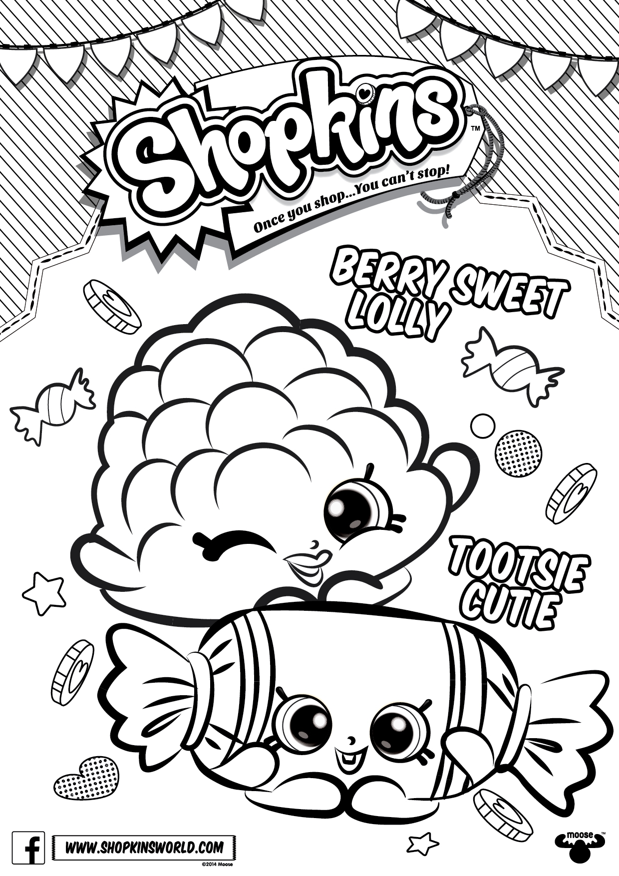 Shopkins Christmas Coloring Pages at GetColorings.com | Free printable 