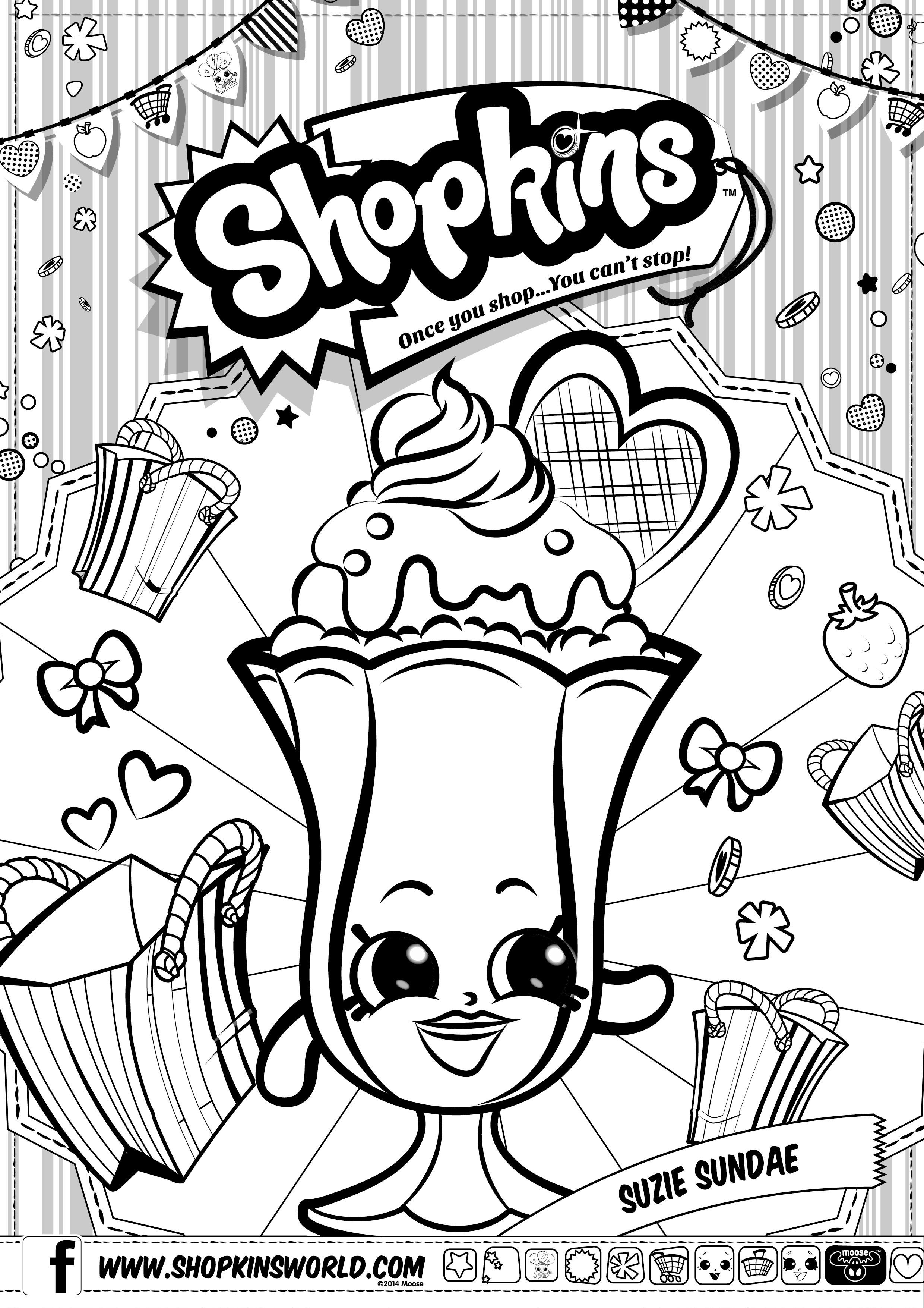 Shopkins Coloring Pages Cheeky Chocolate at GetColorings.com | Free