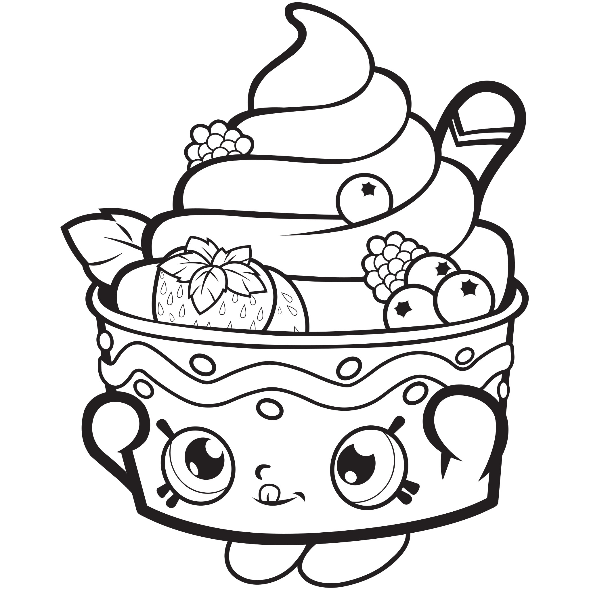 Shopkins Coloring Pages Cheeky Chocolate at GetColorings.com | Free