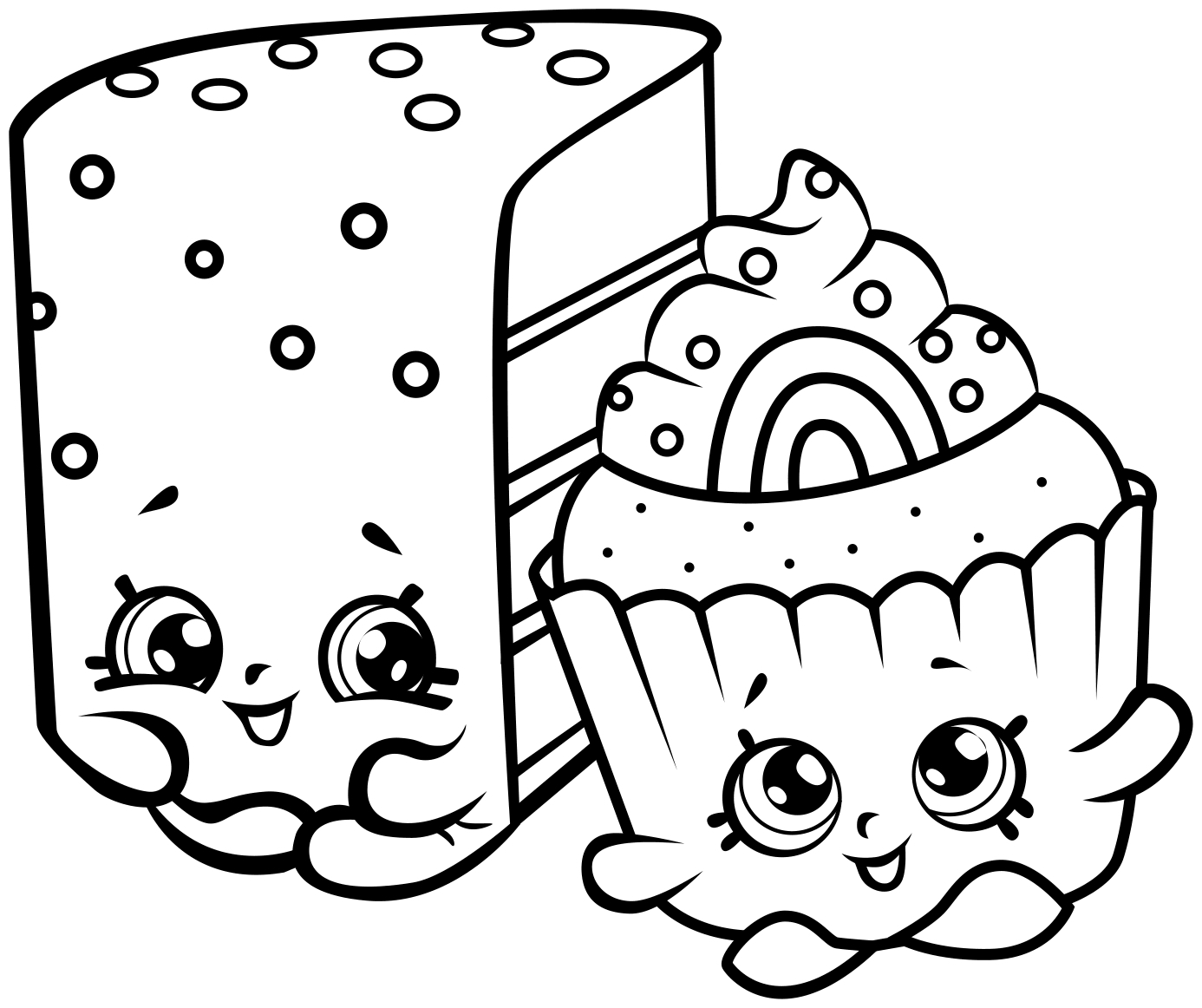1386x1162 D Lish Donut Shopkins Season 1 To Print Coloring Pages Printable