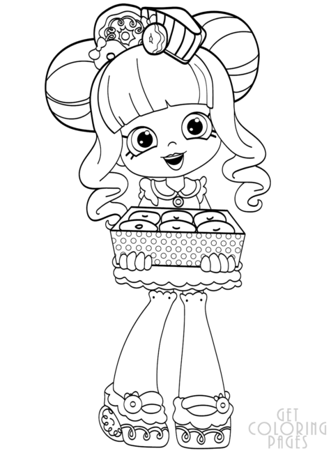 Shopkins Dolls Coloring Pages at GetColorings.com | Free printable