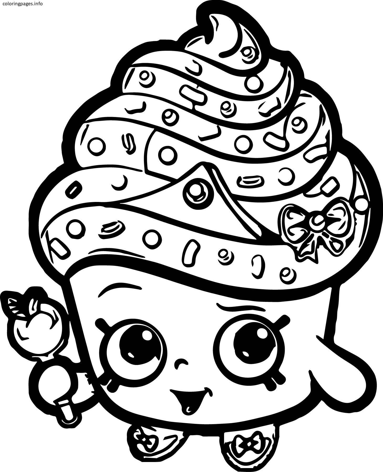 1458x1795 Printable Shopkins Coloring Pages Season 4 Copy Print Fruit Apple