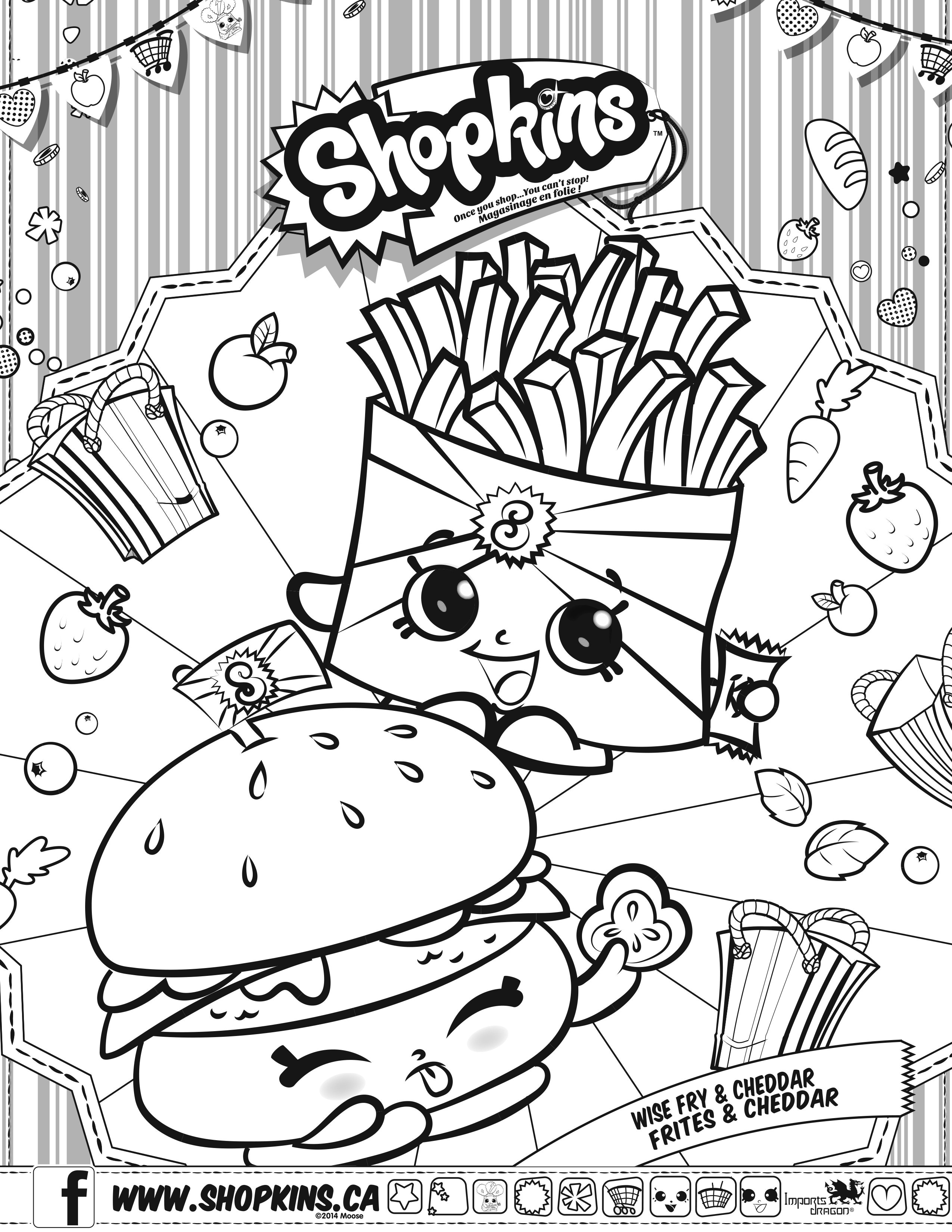Shopkins Season 1 Coloring Pages at GetColorings.com | Free printable colorings pages to print ...