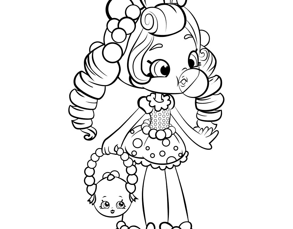 Shoppie Dolls Coloring Pages at GetColorings.com | Free printable