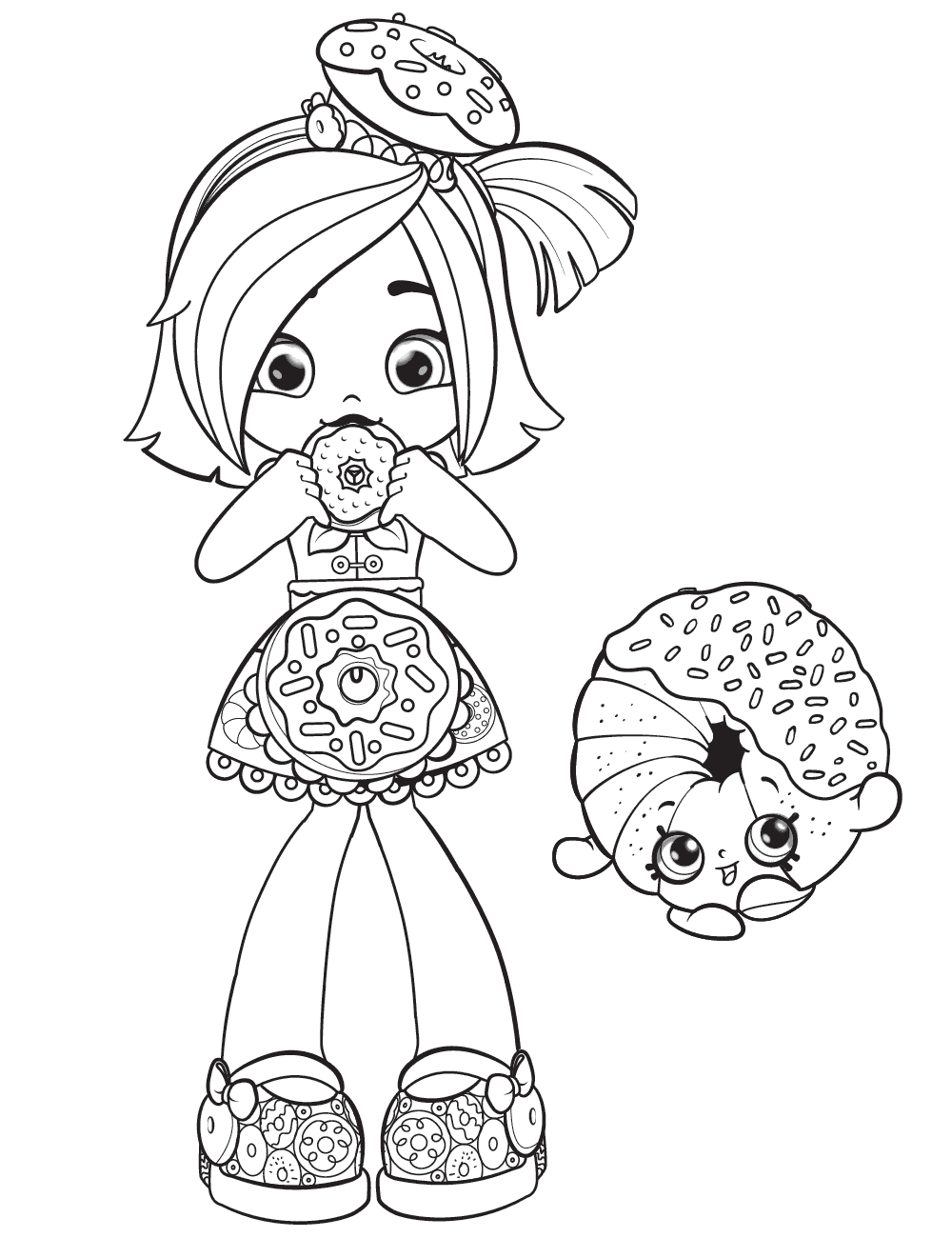 Shoppies Coloring Pages at GetColorings.com | Free printable colorings