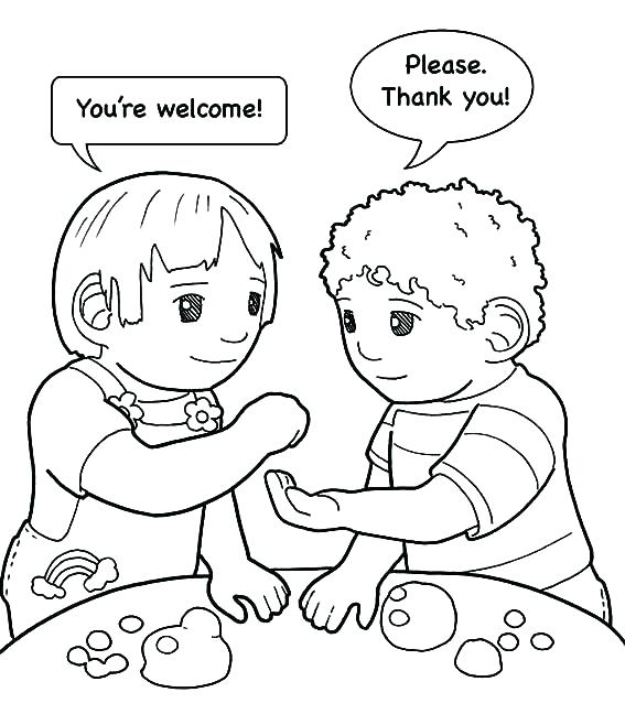 Showing Kindness Coloring Pages at Free