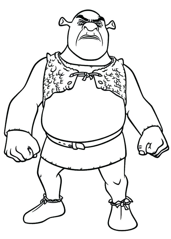 Shrek Christmas Coloring Pages At Getcolorings.com 