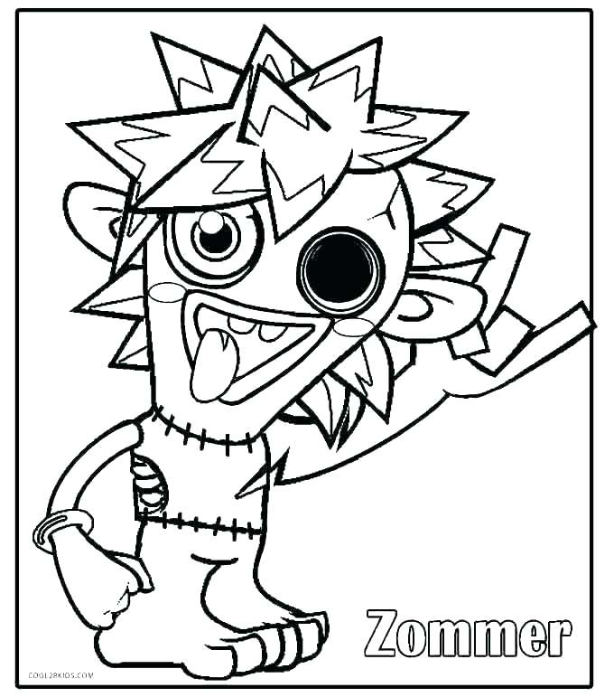 Silly Monster Coloring Pages at GetColoringscom Free