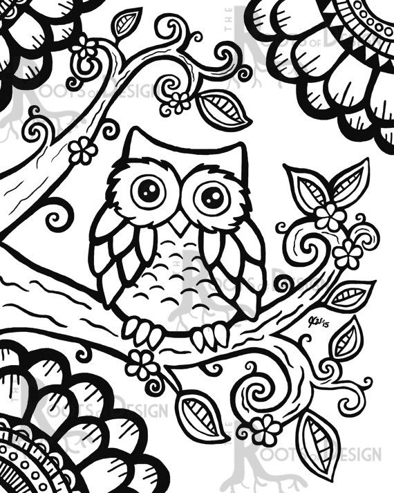 Simple Adult Coloring Pages At Getcolorings.com | Free Printable