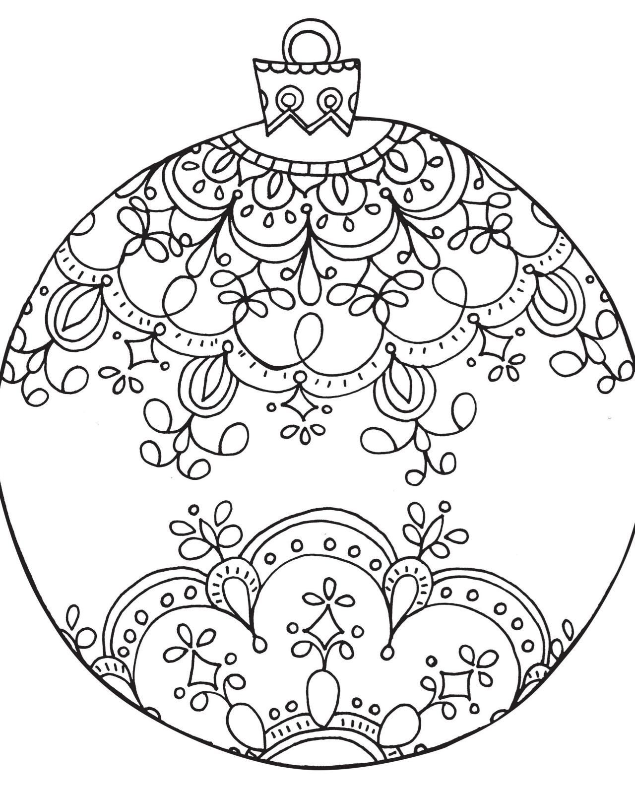 Another Simple Adult Coloring Page from GetColorings.com