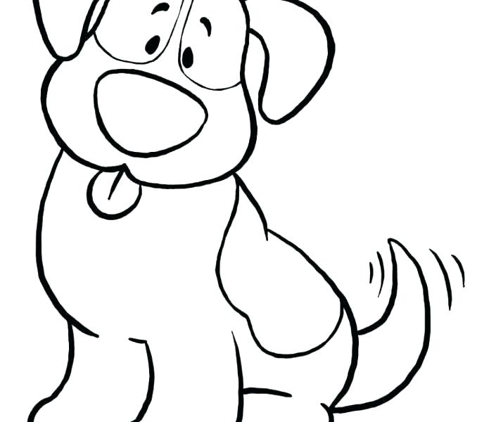 Simple Dog Coloring Pages At Getcolorings.com 