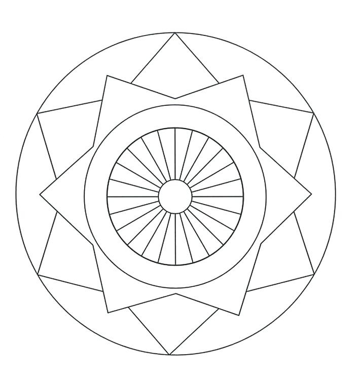 712x750 16 New Simple Geometric Designs Coloring Pages Voterappus