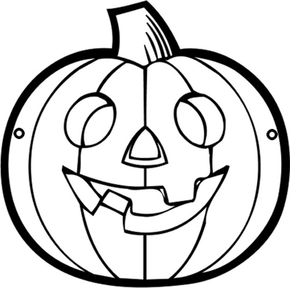 Simple Halloween Coloring Pages at GetColorings.com | Free printable