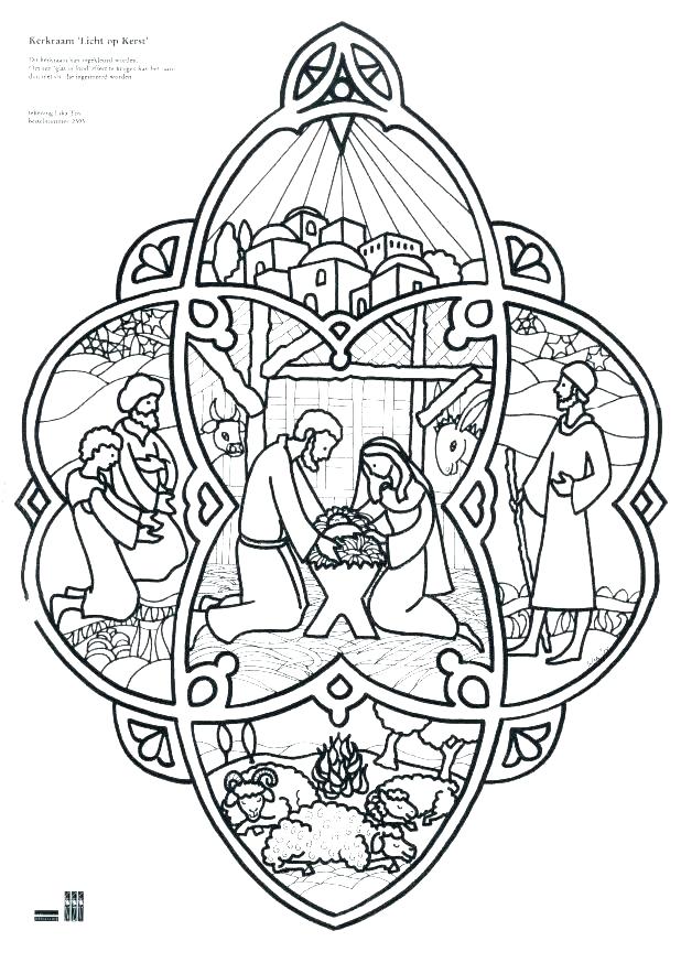 Simple Nativity Coloring Pages at GetColorings.com | Free printable