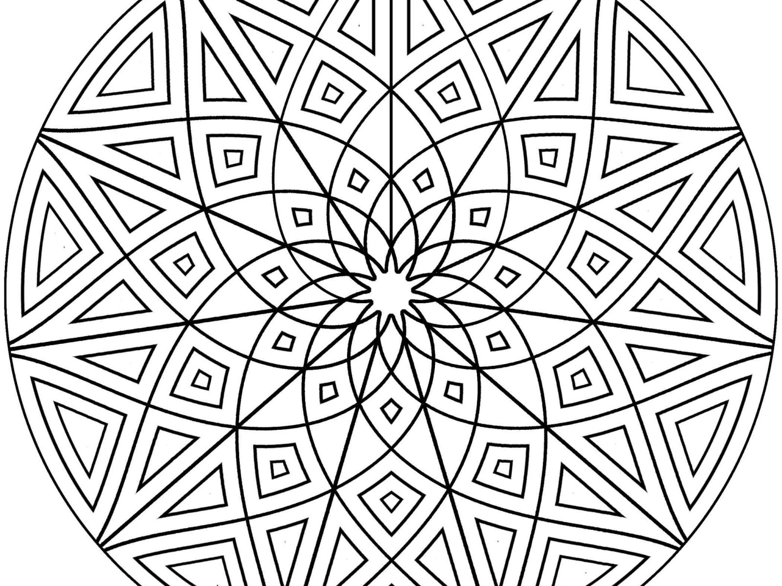 Simple Pattern Coloring Pages at GetColorings.com | Free printable