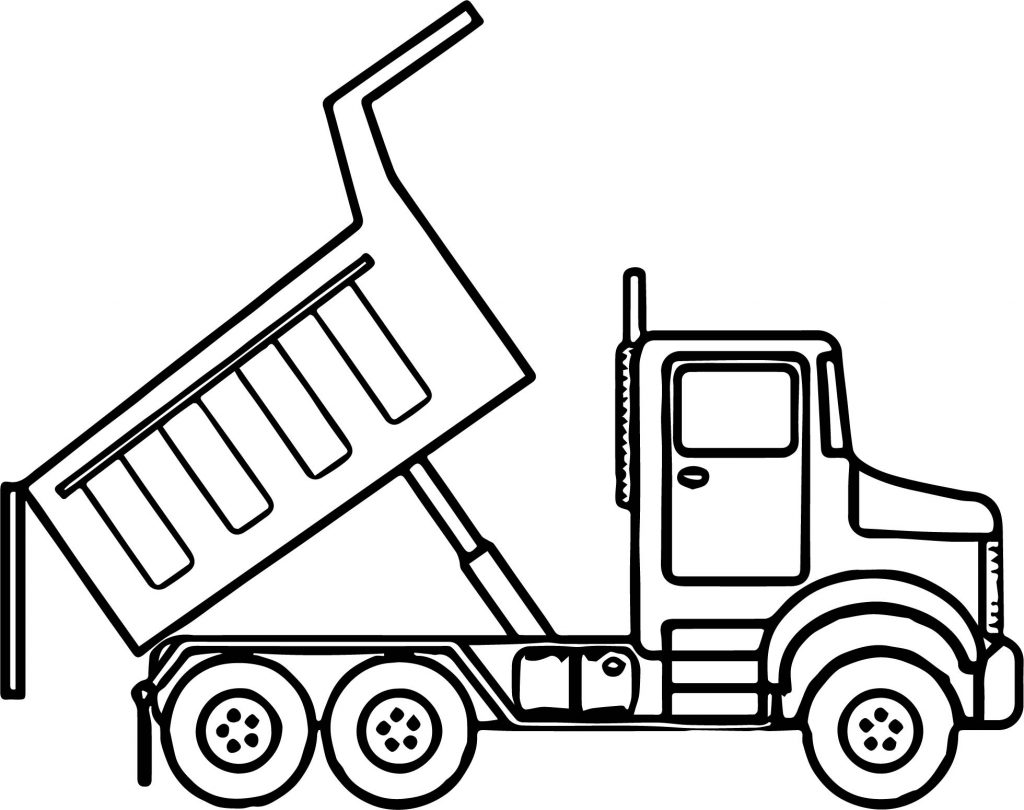 Simple Truck Coloring Pages at GetColorings.com | Free printable