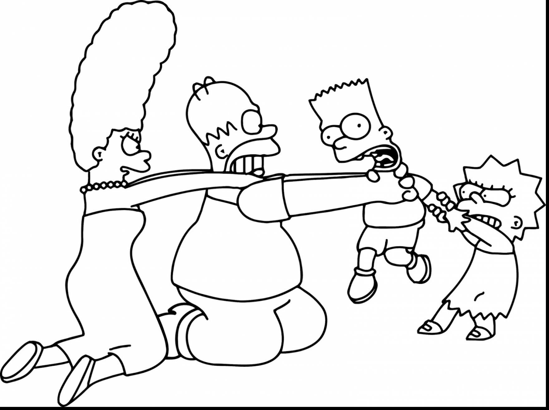 Simpsons Coloring Pages At Getcolorings Free Printable Colorings