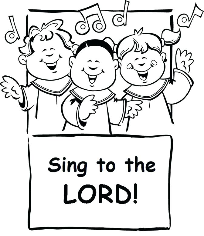 Singing Coloring Pages at Free printable colorings