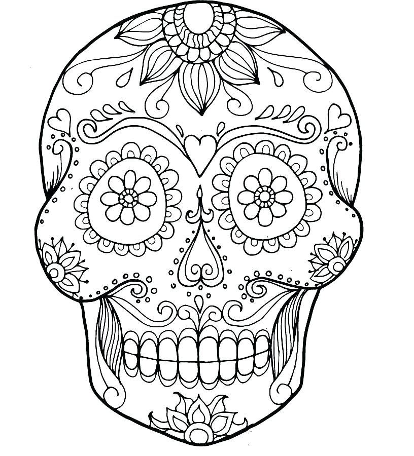 Skull And Crossbones Coloring Pages at GetColorings.com | Free
