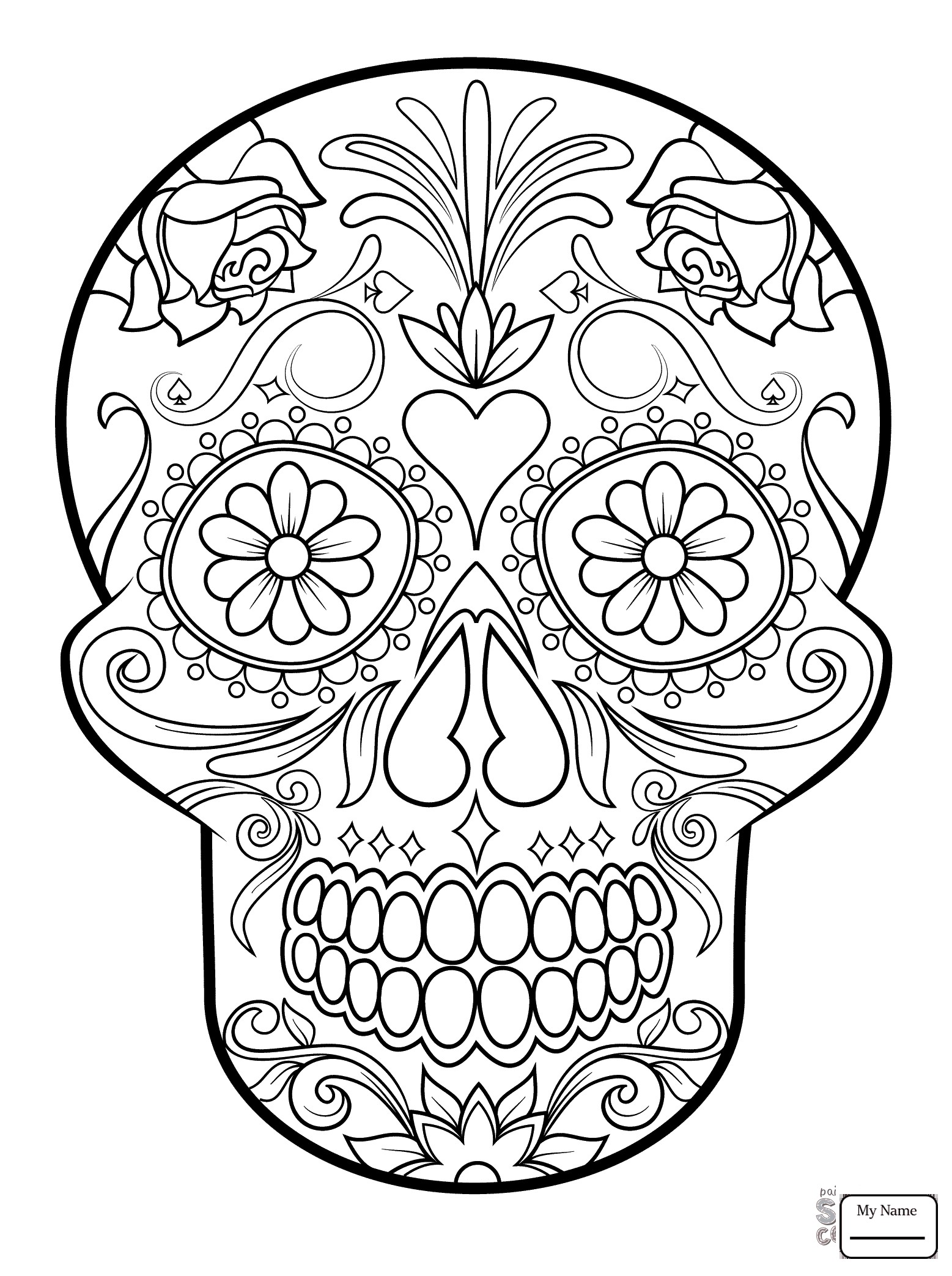 Skull Mandala Coloring Pages At GetColorings Free Printable Colorings Pages To Print And Color