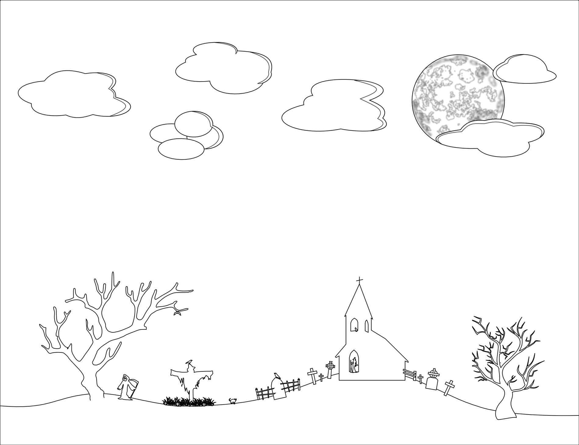 Sky Coloring Page at Free printable colorings pages