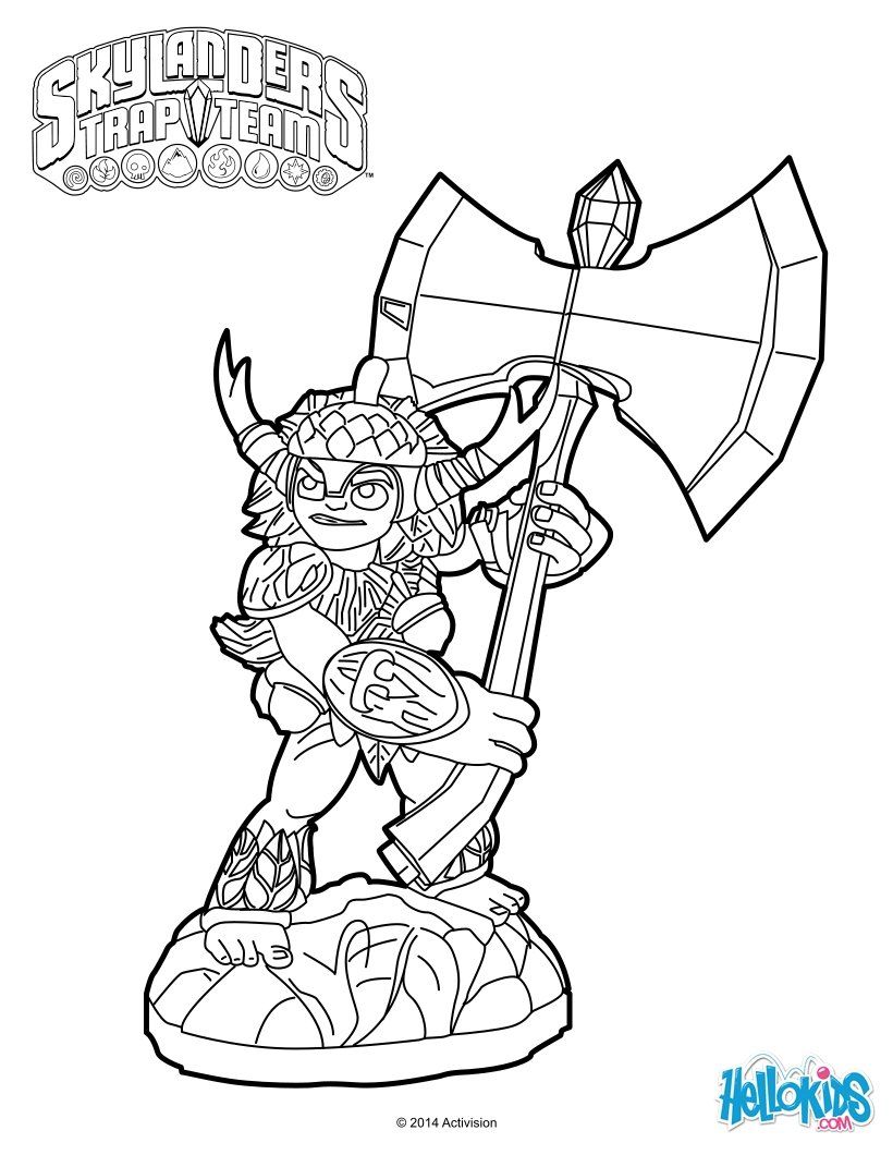 Skylanders Trap Team Coloring Pages at GetColorings.com | Free