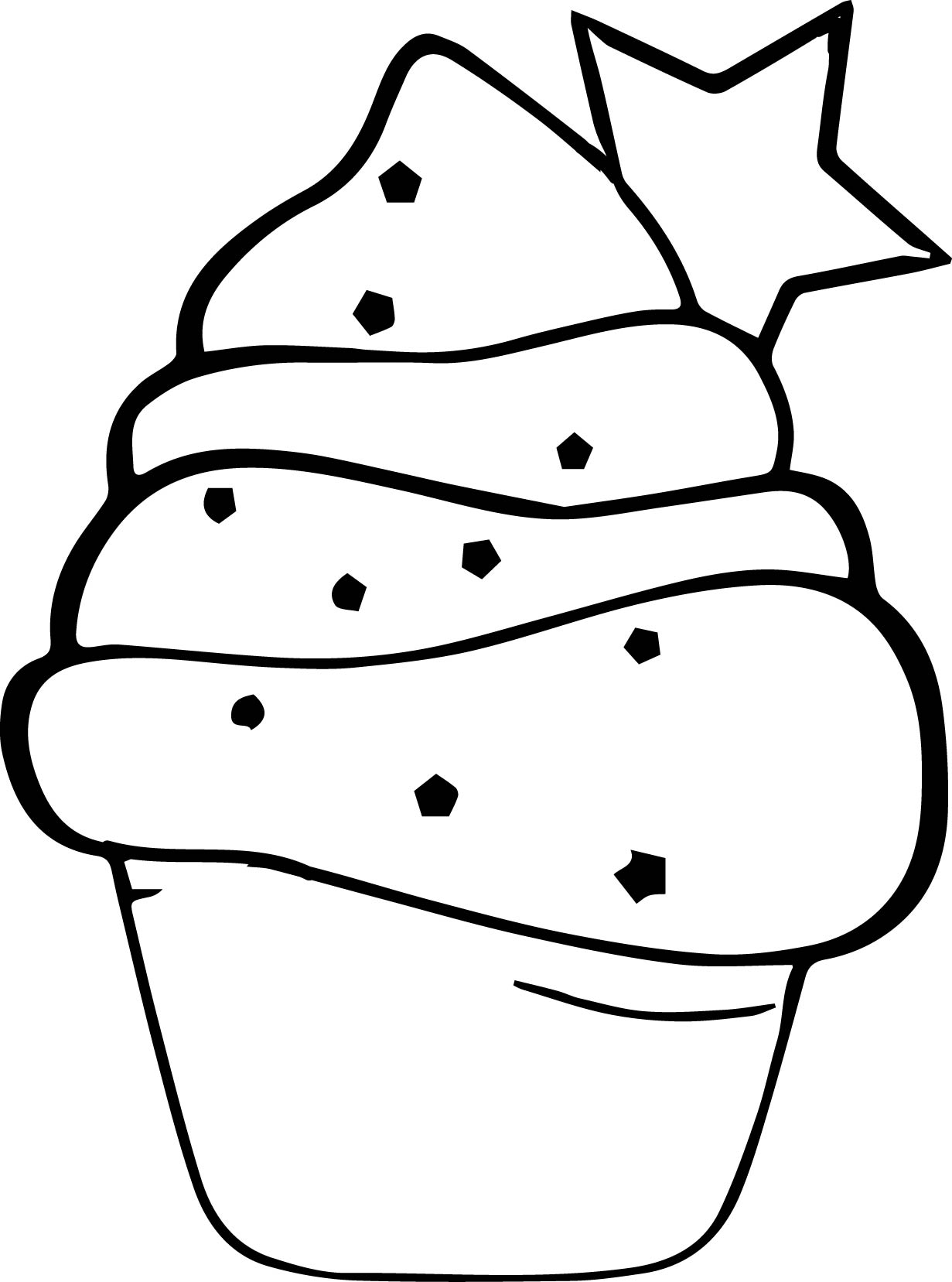 Slice Of Cake Coloring Page at GetColorings.com | Free printable