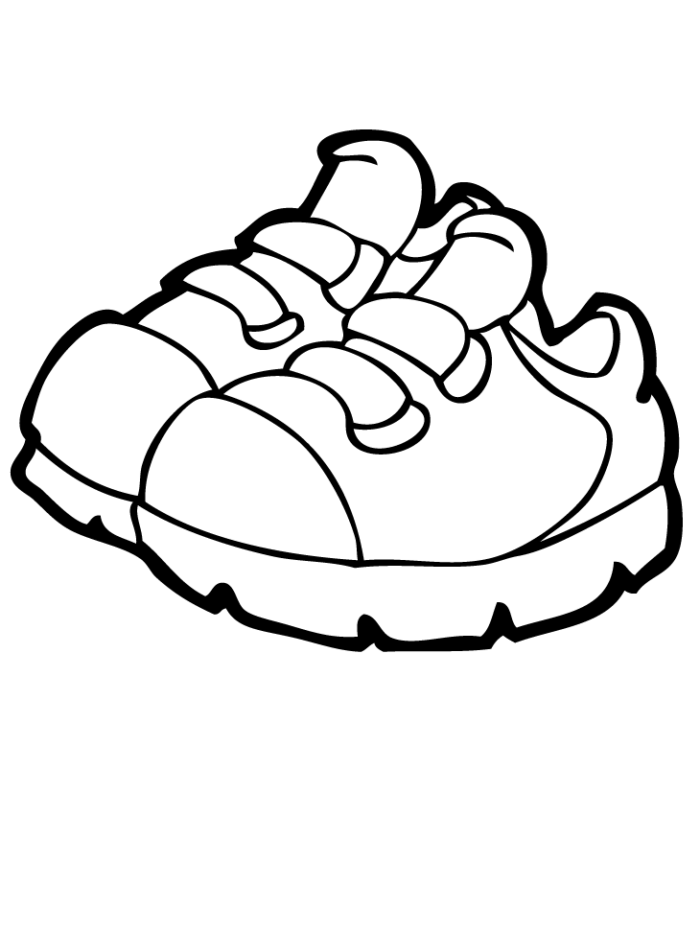 700x933 Shoes Summer Sandal Coloring Page