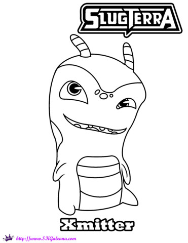 Slugterra Coloring Pages Burpy at GetColorings.com | Free printable